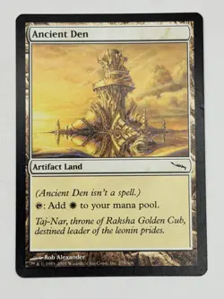 Magic The Gathering, Ancient Den, Mirrodin, Regular, NM/LP - Image 1