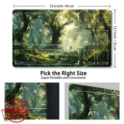 MTG Playmat TCG Gaming Zone Locking Edges Waterproof Bag - Image 2