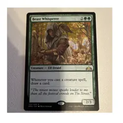 Wizards of the Coast MTG Beast Whisperer GRN Rare 123 Green Elf Druid 2/3 - Image 1