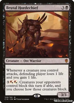 Magic the Gathering | Brutal Hordechief [C16 - 108]NM - Image 1