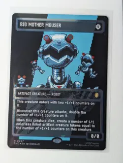 Big Mother Mouser (Borderless) (Surge Foil) 97 Commander: Teenage Mutant Ninja T - Image 1