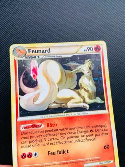 Carte Pokemon Feunard 17/95 HOLO HeartGold SoulSilver HGSS L’appel des Legendes - Image 2