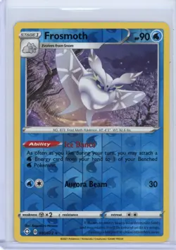 Frosmoth 030/072 Reverse Holo Rare - 2021 Pokemon SWSH: Shining Fates - Image 1