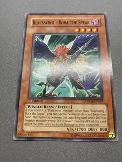 Yu-Gi-Oh! Blackwing - Bora The Spear Common 1st Edition CRMS-EN009 HP - Image 1