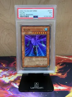 PSA 7 Yugioh Suijin MRD-027 Super Rare Near Mint - Image 1