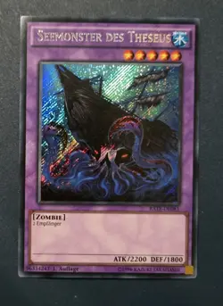 *German Misprint* Sea Monster of Theseus 1st Ed RATE-EN081 LP Yugioh - Image 1