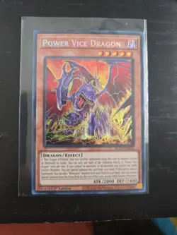 Power Vice Dragon BLZD-EN002 Blazing Dominion 1st Edition Yugioh Yu Gi Oh TCG - Image 1