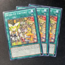 3x Wind-up Factory - TU08-EN016 - Common NM Yugioh - Image 1