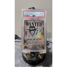 Portgas D. Ace Wanted Alt Art Foil japanese PSA 10 OP13 Carrying on His Will - Image 1