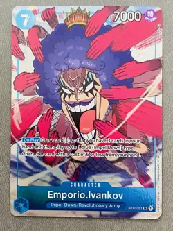 Emporio.Ivankov - OP02-051 SR - Alt Art - One Piece - Paramount War NM - Image 1