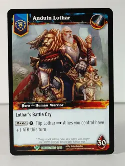 Anduin Lothar - Timewalkers #1 - World of Warcraft - U Pick - Image 3