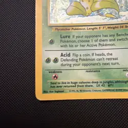 Pokemon Victreebel Jungle Holo Rare Unlimited Card 14/64 - - Image 4