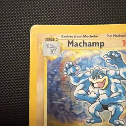 Pokemon TCG Machamp Holo Card Base Set 1st Edition 8/102 - Image 2