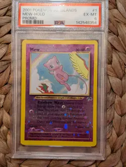 2001 Mew 1/18 PSA 6 SOUTHERN ISLANDS PROMO Reverse Holo Pokemon Trading Card TCG - Image 2