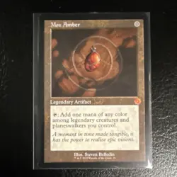 Magic: The Gathering Mox Amber Legendary Artifact Card Steven Belledin 2022 #15 - Image 1