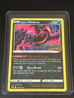 Galarian Moltres - (Prerelease) SWSH125 SWSH: Sword & Shield Promo Cards Holo - Image 1