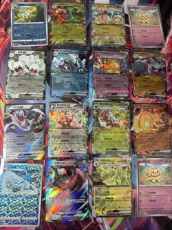 Pokemon 16 Card Lot nm V Max Mega SR Amazing Ex HOLO Rare Hits Only D46 - Image 1