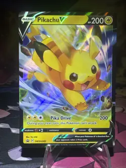 Pikachu V SWSH285 SWSH: Sword & Shield Promo Cards Promo Pokemon TCG NM Holo - Image 1
