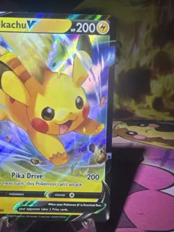 Pikachu V SWSH285 SWSH: Sword & Shield Promo Cards Promo Pokemon TCG NM Holo - Image 2