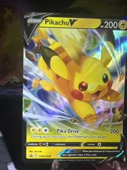 Pikachu V SWSH285 SWSH: Sword & Shield Promo Cards Promo Pokemon TCG NM Holo - Image 3