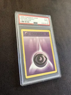 1999 Pokemon Psychic Energy 1st Edition Unlimited Card 101/102 PSA 9 - Image 2