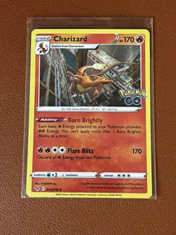 Pokemon Cards Charizard 010/078 Holo Pokemon GO NM - Image 1
