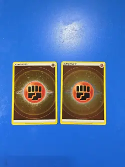 Fighting Energy (2022 Unnumbered) Swsh09 Brilliant Stars (X2 Cards) - Image 1