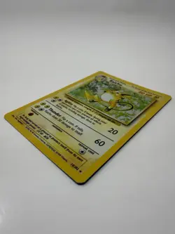 Pokemon TCG 1999 WOTC Base Set Raichu Holo Rare Card 14/102 - Image 3