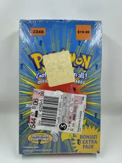 1999 Pokemon Official Trading Cards TOPPS Blue Label - Sealed - Image 2
