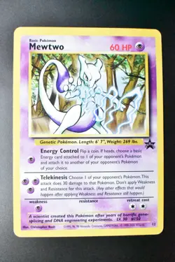 Mewtwo 12 JR Stamp Rally Promo 2000 Pokemon Card - Image 2