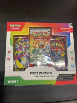 Pokemon First Partner Illustration Collection Series 1 Box 3 Promo Cards - Image 1