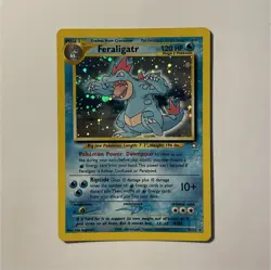 Pokemon Feraligatr Neo Genesis Holo Rare Unlimited 5/111 120 HP English Card - Image 1