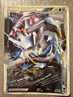 Pokemon TCG - Palkia and Dialga Legend Jumbo Card - Image 1