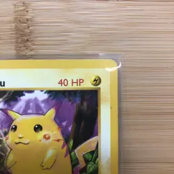 Pikachu 58/102 Shadowless Red Cheeks Common Base Set Pokemon Card LP 1999 - Image 3