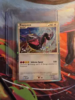 Rayquaza Sl10 HGSS Call of Legends Holo Shiny Holo Rare Pokemon Card LP WOW LOOK - Image 1
