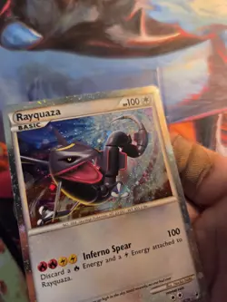 Rayquaza Sl10 HGSS Call of Legends Holo Shiny Holo Rare Pokemon Card LP WOW LOOK - Image 3