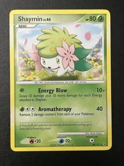NM Shaymin 38/127 Non-Holo Rare - Platinum - Vintage - Pokemon Card - Image 1