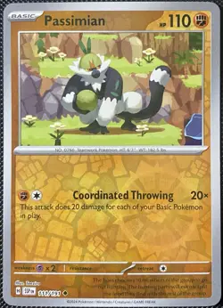 Passimian 111/191 Sv08: Surging Sparks Reverse Holo - Pokemon Card - Image 1