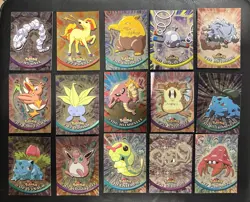 1999 Pokemon Topps Foil Lot Of 18 Cards All Holo Foil - Image 2