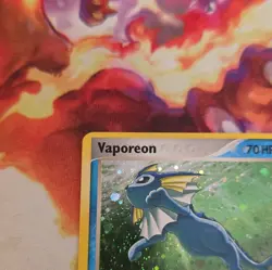 Pokemon TCG - English Card Vaporeon 6/17 Pop Series 3 Holo Rare - Image 3