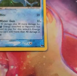 Pokemon TCG - English Card Vaporeon 6/17 Pop Series 3 Holo Rare - Image 5