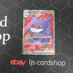 Gengar ex 193/162 Temporal Forces Ultra Rare MP Pokemon Card T1 - Image 1