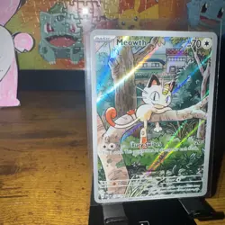 Meowth 106/094 Illustration Rare Phantasmal Flames English Pokemon Card TCG - Image 3