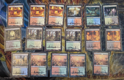 17x Shocklands Lot – Signed by Rob Alexander – MTG - Image 1
