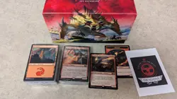 MTG Dragon Bundle: M15 Flames Deck, Ikoria Box, 80 Lands, Drakuseth Rare + Bonus - Image 1