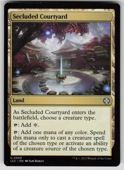 Secluded Courtyard Normal U Commander: The Lost Caverns of Ixalan 350 NM - Image 1