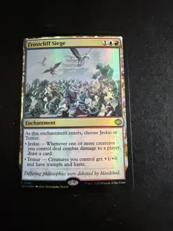MTG - FOIL - NM - Frostcliff Siege - Tarkir: Dragonstorm Promo Pack - Stamped - Image 1