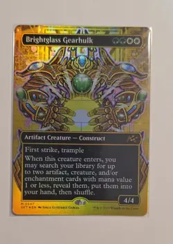 Brightglass Gearhulk (Borderless) (First-Place Foil) Aetherdrift Foil - Image 1