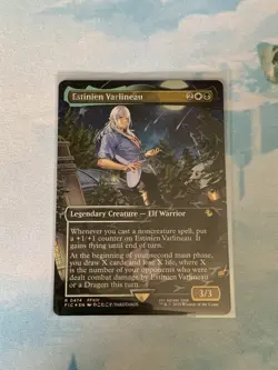 Magic: The Gathering Final Fantasy Estinien Varlineau Chocobo Track Foil NM - Image 1