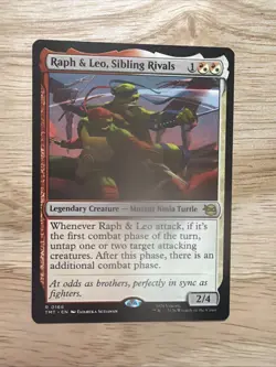 Magic the Gathering Raph & Leo, Sibling Rivals Teenage Mutant Ninja Turtles MTG - Image 1